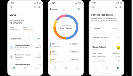 Software para organizar finanças pessoais Mova Planejamento
